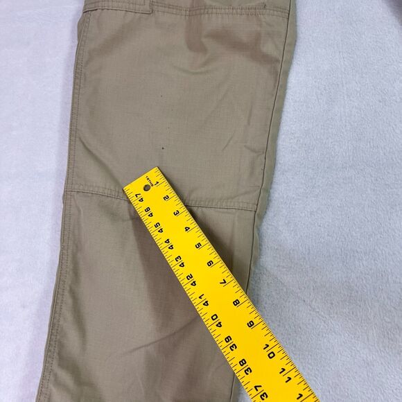 511 Tactical Pants Mens 36 Beige Cargo Paratrooper Gorpcore Straight Leg Ripstop - Picture 13 of 14